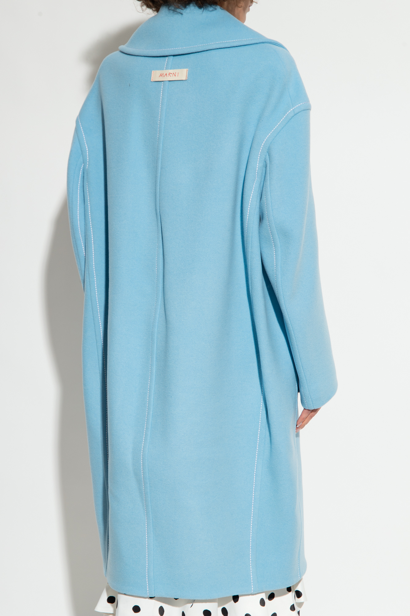 Marni blue sale coat